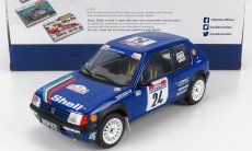 Solido Peugeot 205 N 24 Rally Tour De Corse 1990 R.bourcier - B.frangin 1:18 Blue