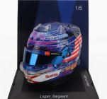 Spark-model Bell helmet F1  Casco Helmet Williams	fw45 Team Williams Racing N 2 Miami Gp 2023 Logan Sergeant 1:5 2 Tóny Modré