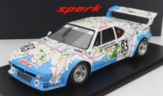 Spark-model BMW M1 M88 3.5l Team Bmw France N 83 24h Le Mans 1980 D.pironi - D.quester - M.mignot - Con Vetrina - With Showcase - Special Box 1:18 Bílá Světle Modrá