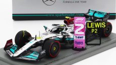 Spark-model Mercedes gp F1 W13e Team Mercedes-amg Petronas F1 N 44 2nd Brazilian Gp 2022 Lewis Hamilton 1:43 Stříbrná Zelená