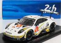 Spark-model Porsche 911 991-2 4.2l Rsr-19 Team Project-1 N 46 24h Le Mans 2021 A.buchardt - R.foley - D.olsen 1:43 Bílá