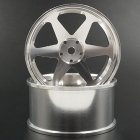 Spec D Plus Aluminum 7075 6 Spoke +8 Offset Drift disk pro 1/10, 2ks