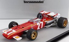 Tecnomodel Ferrari F1  312b N 27 Belgium Gp  (with Pilot Figure) 1970 Jacky Ickx 1:18 Červená Bílá