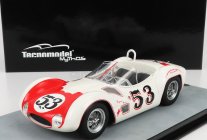 Tecnomodel Maserati Tipo 61 Birdcage N 53 Winner Riverside Time Gp 1960 Bill Krause 1:18 Bílá Červená