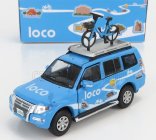 Tiny toys Mitsubishi Pajero Loco Bike 1999 1:64 Světle Modrá