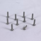 Titanový šroub inbus půlkulatá hlava M3x10mm (10)