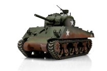 TORRO tank PRO 1/16 RC M4A3 Sherman 75mm zelená kamufláž - BB Airsoft