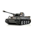 TORRO tank PRO 1/16 RC Tiger I dřívejší verze šedá kamufláž - BB - kouř z hlavně