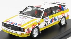 Trofeu Audi Quattro N 27 Rally Acropolis 1986 Jigger - S.konstantinos 1:43 Žlutá Bílá