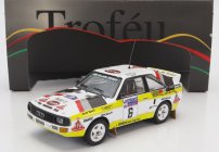 Trofeu Audi Quattro Sport Team Hb N 6 Rally Rac Lombard 1984 M.mouton - F.pons 1:43 Bílá Žlutá Hnědá