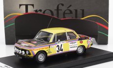 Trofeu BMW 2002ti (night Version) N 34 Rally Montecarlo 1975 P.bos - C.durkaleck 1:43 Žlutá Černá