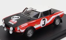 Trofeu Fiat 124 Abarth (night Version) N 3 Rally Of Poland 1973 A.paganelli - N.russo 1:43 Červená Černá Bílá