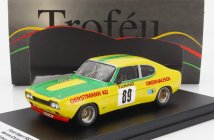 Trofeu Ford england Capri 2600 Rs N 89 2nd Nurburgring 1972 W.christmann 1:43 Žlutá Zelená