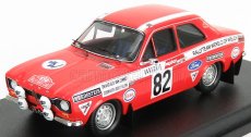 Trofeu Ford england Escort Mki (night Version) N 82 Rally Montecarlo 1972 G.van Lennep - J.klein 1:43 Červená Bílá