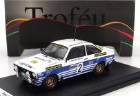 Trofeu Ford england Escort Mkii (night Version) N 2 2nd Rally Sweden 1982 Ari Vatanen - Terry Harryman 1:43 Bílá Modrá