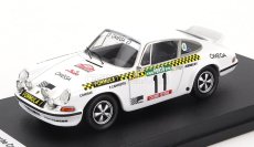 Trofeu Porsche 911 Carrera Rs (night Version) N 11 Rally Portugal 1976 Antonio Borges - Joao Anjos 1:43 Bílá