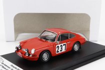 Trofeu Porsche 911 T Coupe N 237 Rally Montecarlo 1968 Ake Andersson - Sven Olof Svedberg 1:43 Orange