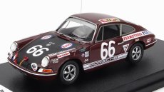 Trofeu Porsche 911t Team Egreteaud N 66 24h Le Mans 1969 J.egreteaud - R.lopez 1:43 Bordeaux Black