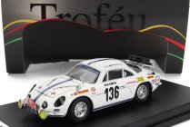 Trofeu Renault Alpine A110 N 136 Rally Montecarlo 1970 L.elfs - P.lorang 1:43 Bílá