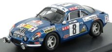 Trofeu Renault Alpine A110 N 8 Rally Du Maroc 1974 Tahitien - G.de Warren 1:43 Blue Met