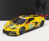 Truescale Chevrolet Corvette C8.r 5.5l V8 Team Corvette Racing N 64 24h Le Mans 2022 T.milner - N.tandy - A.sims 1:18 Žlutá