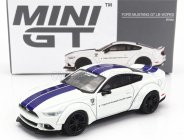 Truescale Ford usa Mustang Shelby Gt500 Lb Works Coupe Lhd 2021 1:64 Bílá Modrá