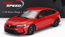 Truescale Honda Civic Type-r Lhd 2023 1:18 Red