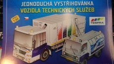 Vozidla Technických služeb TESPRA - 2 papírové modely 1:32