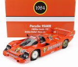 Werk83 Porsche 956b Jagermeister Team Brun Motorsport N 19 Winner 1000km Monza Italy 1984 Hans Joachim Stuck - Stefan Bellof 1:12 Orange