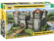 Zvezda diorama - středověká kamenná pevnost (RR) (1:72)