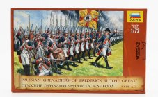 Zvezda Figures Prussian Grenadiers Of Frederick Ii The Great 1:72 /