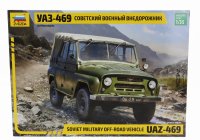 Zvezda UAZ 469 Soft-top Soviet Military 1975 1:35 /