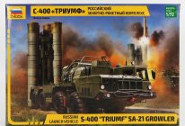 Zvezda ZIL S-400 Triumf Sa-21 Growler Truck 8x8 4-assi Lancia Missili 1959 1:72 /