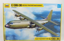 Zvezda Lockheed martin C-130j-30 Airplane Military Heavy Transport Plane 1954 1:72 /