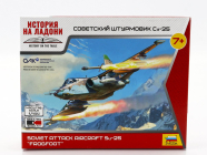 Zvezda Sukhoi Su-25 Frogfoot Airplane Military 1981 1:144 /