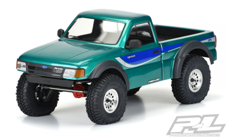 1993 Ford Ranger karoserie, čirá, pro 12.3 (313mm) Crawler