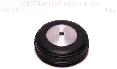 3801 Ostruhové kolečko 22mm, 1ks