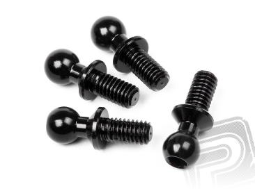 Alu kulové čepy 4,3x10,3mm (2mm/4ks)