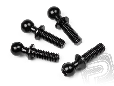 Alu kulové čepy 4,3x13mm (2mm/4ks)