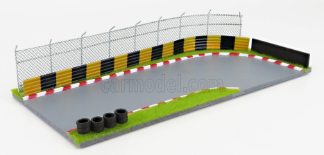 American diorama Accessories Diorama Gulf Race Track 1:64 Světle Modrá Oranžová