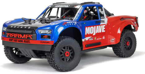 RC auto Arrma Mojave 4S BLX 1:8 RTR, modrá