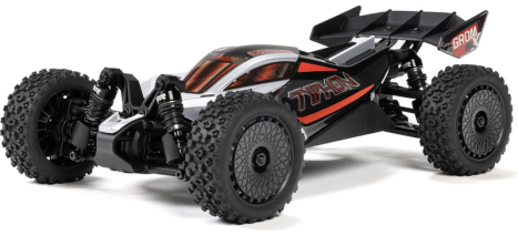 RC auto Arrma Typhon Grom 223S BLX 1:18 4WD RTR Basic, stříbrná