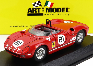 Art-model Ferrari 275 P N 81 500 Km Bridgehampton 1964 P.rodriguez 1:43 Red