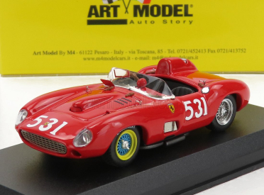 Art-model Ferrari 315s Spider S/n0646 N 531 Mille Miglia 1957 A.de Portago - E.nelson 1:43 Red