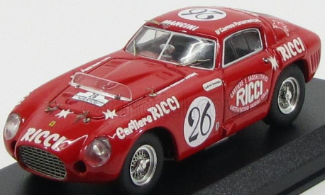 Art-model Ferrari 375mm N 26 Rally Carrera Panamericana 1953 Serena - Mancini 1:43 Red