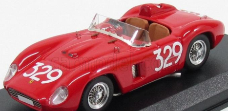 Art-model Ferrari 500tr Spider Ch.0608 N 329 Giro Di Sicilia 1957 G.munaron 1:43 Red