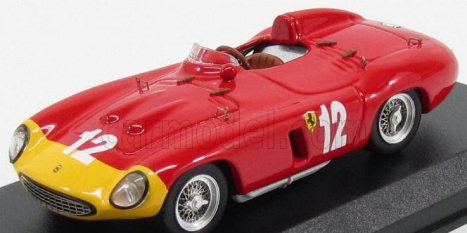 Art-model Ferrari 857s Spider Ch.0584 N 12 3rd Cuba Gp 1957 A.de Portago 1:43 Červená Žlutá