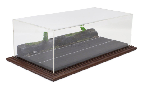 Atlantic Vetrina display box Diorama Base Strada Lungh.lenght Cm 57.0 X Largh.width Cm 30.0 X Alt.height Cm 2.5 - Forest Road Base - Cover Lungh.lenght Cm 52.0 X Largh.width Cm 25.0 X Alt.height Cm 16.5 1:43 Různé