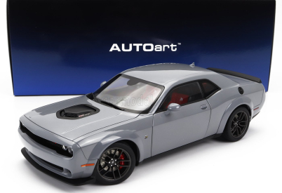 Autoart Dodge Challenger R/t Scat Pack Widebody 2022 1:18 Smok Show Grey