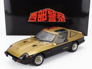 Autoart Nissan Fairlady Z (s130) Seibu-keisatsu Super Z 1979 1:18 Zlatá Černá